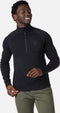 Rossignol SKPR 1/2 zip - Skipully heren - Warm ademend sneldrogend - Zwart - Maat S