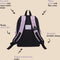 LITTLE LEGENDS BACKPACK L LILA FLOWER
