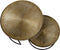 Atmooz - Bijzettafel Timon (set van 2) - Rond - Binnen - Interieur -Goud Brons en zwart - Hoogte 41cm - Metaal