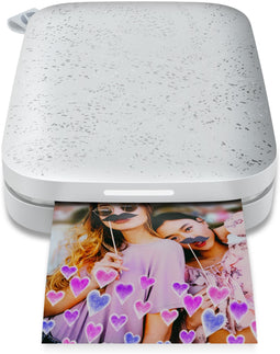HP Sprocket New Edition - Fotoprinter - Sneller verbinden met Bluetooth 5.0 - Wit