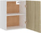 vidaXL - Hangkasten - Lyon - 2 - st - 50x31x60 - cm - sonoma - eikenkleurig