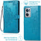 iMoshion Hoesje Geschikt voor OnePlus Nord CE 2 5G Hoesje Met Pasjeshouder - iMoshion Mandala Bookcase - Turquoise