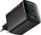 Anker 336 - Snellader 67W - 3-poorts USB-A en USB-C - Zwart