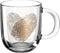 Leonardo - Geschenkverpakking Glas 400 ml - Vingerafdruk hart
