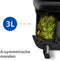 Philips 3000 series NA350/00 - Airfryer - 2 lades - zwart