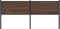 vidaXL - Hoofdbord - 180 - cm - bewerkt - hout - en - staal - bruin - eikenkleurig