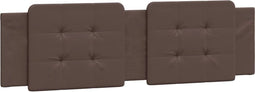 vidaXL - Hoofdbordkussen - 180 - cm - kunstleer - bruin