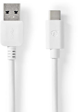 Nedis CCGW61600WT10 - USB-C 3.2 Gen 1-kabel - Snelle dataoverdracht en laden - Wit