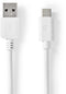 Nedis CCGW61600WT10 - USB-C 3.2 Gen 1-kabel - Snelle dataoverdracht en laden - Wit