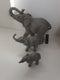 Olifant - 3 in een rij - Grijs - 54x12x23cm