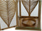 Lykta DKD Home Decor Gouden Metaal 16,5 x 16,5 x 50 cm Blad van een plant
