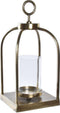 Lykta DKD Home Decor Kristal Gouden Aluminium (19 x 19 x 43 cm)