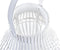 Lykta DKD Home Decor Kristal Wit Bamboe (29 x 29 x 34 cm)
