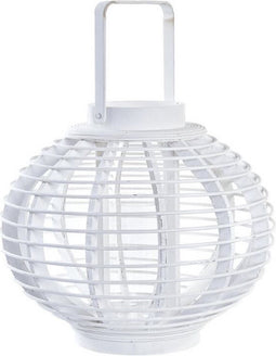 Lykta DKD Home Decor Kristal Wit Bamboe (35 x 35 x 29 cm)