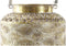 Lykta DKD Home Decor Verouderde afwerking Kristal Gouden Metaal (26,5 x 26,5 x 22 cm)