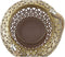 Lykta DKD Home Decor Verouderde afwerking Kristal Gouden Metaal (26,5 x 26,5 x 22 cm)