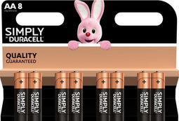 Duracell Simply - Alkaline batterij - AA - Goud