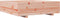 vidaXL - Plantenbak - 90x90x26,5 - cm - massief - douglashout