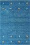 CALTI - Modern vloerkleed - Blauw - 140 x 200 cm - Wol