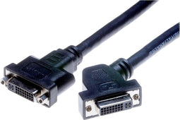 Lyndahl LKPK004 DVI-kabel DVI Aansluitkabel DVI-I 24+5-polige bus, DVI-I 24+5-polige bus 0.2 m Zwart