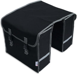 Lynx Dubbele Fietstas - Zwart