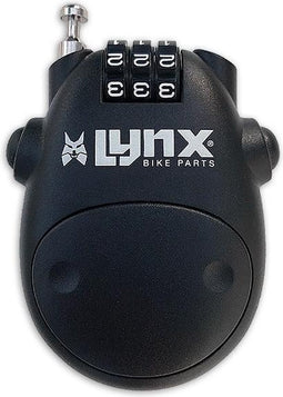Lynx Kabelslot Cijferslot Hangslot 1,7 x 800mm | Voorkomt gelegenheidsdiefstal van fietsaccessoires fietstassen helmen gereedschap