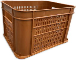 Lynx Kunststof fietskrat 30 ltr bruin