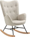MEUBLE COSY Schommelstoel - Relaxstoel - Ergonomisch - Beige - 66x84x97cm