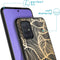 iMoshion Hoesje Geschikt voor Samsung Galaxy A71 Hoesje Siliconen - iMoshion Design hoesje - Goud / Zwart / Golden Leaves