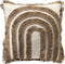 Dutch Decor MARINA - Sierkussen 45x45 cm - Natural - bruin - Inclusief binnenkussen