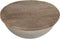 vidaXL - Salontafelset - komvormig - Ø60 - cm - massief - mangohout