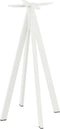 Infinity Statafel Wit Frame + Moonstone HPL 70x70 cm - Essentials 120051377