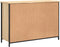 vidaXL - Dressoir - 100x35x70 - cm - bewerkt - hout - sonoma - eikenkleurig