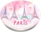 PopSockets Paris Love - Smartphone-accessoire - Grip en verwisselbare PopTop - Multi-color