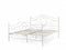 LYRA - Tweepersoonsbed - Wit - 160 x 200 cm - Metaal