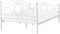 LYRA - Tweepersoonsbed - Wit - 160 x 200 cm - Metaal