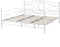 LYRA - Tweepersoonsbed - Wit - 180 x 200 cm - Metaal