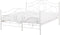 LYRA - Tweepersoonsbed - Wit - 180 x 200 cm - Metaal