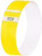 Sigel evenementenbandjes - super soft - 255x25mm - neon geel - 120 stuks - SI-EB213