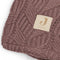 Jollein Spring Knit - Baby Deken Wieg 75x100cm - Fleece teddyvoering - Chestnut