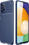 iMoshion Hoesje Geschikt voor Samsung Galaxy A13 (4G) Hoesje Siliconen - iMoshion Carbon Softcase Backcover - Blauw