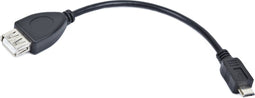 Gembird - OTG Kabel Micro USB - 15 cm - Wit