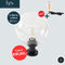 Lyslight Ilva Prikspot Set van 4 - Tuinspots voor buiten - Binnen minuten aangesloten - Aluminium buitenverlichting - Milieuvriendelijk Alternatief voor Zonne-energie Tuinverlichting