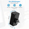 Voomy Verdeelstekker X2S - 2 stopcontacten - 1 USB-C & 1 USB-A poort - Zwart