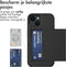 imoshion Hoesje Geschikt voor iPhone 15 Hoesje - Ruimte voor 2 pasjes - imoshion Backcover met pasjeshouder - Zwart