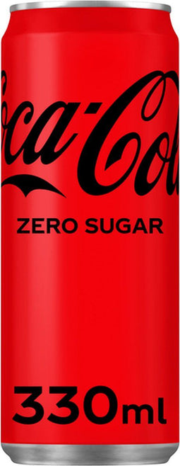 Frisdrank Coca Cola Zero blikje 0.33l - 24 stuks
