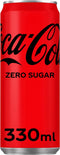 Frisdrank Coca Cola Zero blikje 0.33l - 24 stuks
