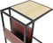 Lifa Living Magazine rek Manhattan - Tijdschriftenrek - Hout Veganistisch leer - Bruin - 35x45x63 (LxBxH)