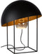 Atmooz - Tafellamp Hoody - Met kap - E27 - Slaapkamer / Woonkamer - Zwart / Goud - Hoogte 50cm - Metaal
