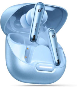 Soundcore Liberty 4 NC - Draadloze Noise Cancelling Oordopjes - 98.5% Noise Reduction - Hi-Res Sound - Licht Blauw
